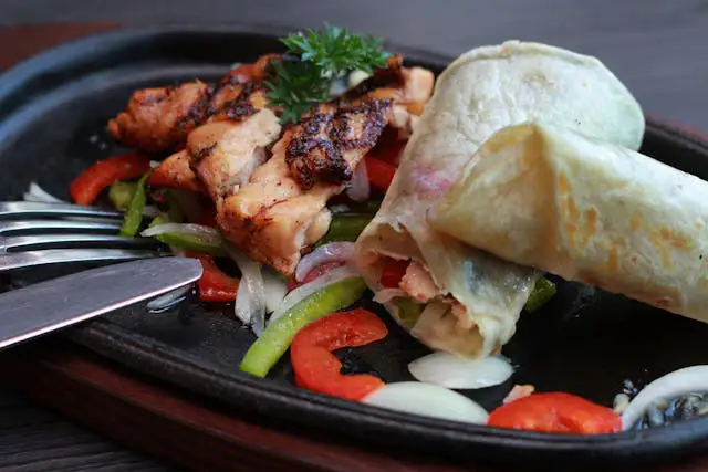 chicken cheesesteak wrap
