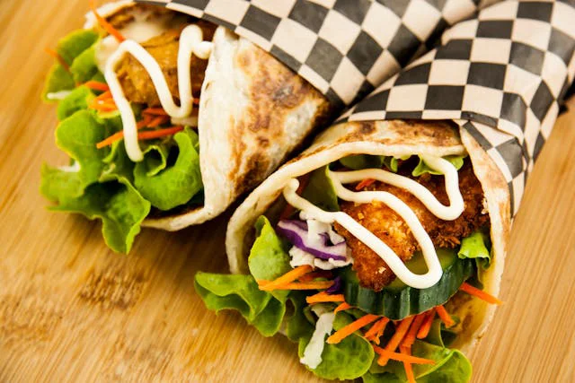 crispy chicken wrap