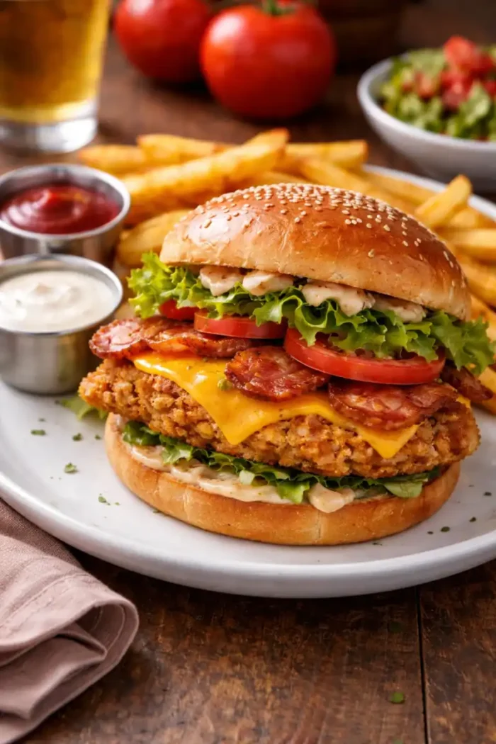 buffalo chicken burger in rome