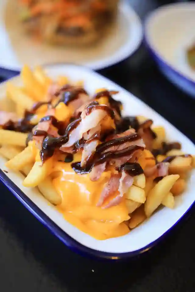 disco loaded fries bacon/beef