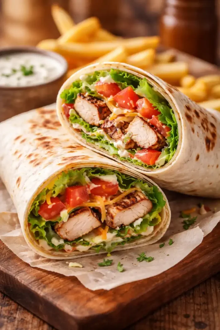 grilled chicken wrap in rome